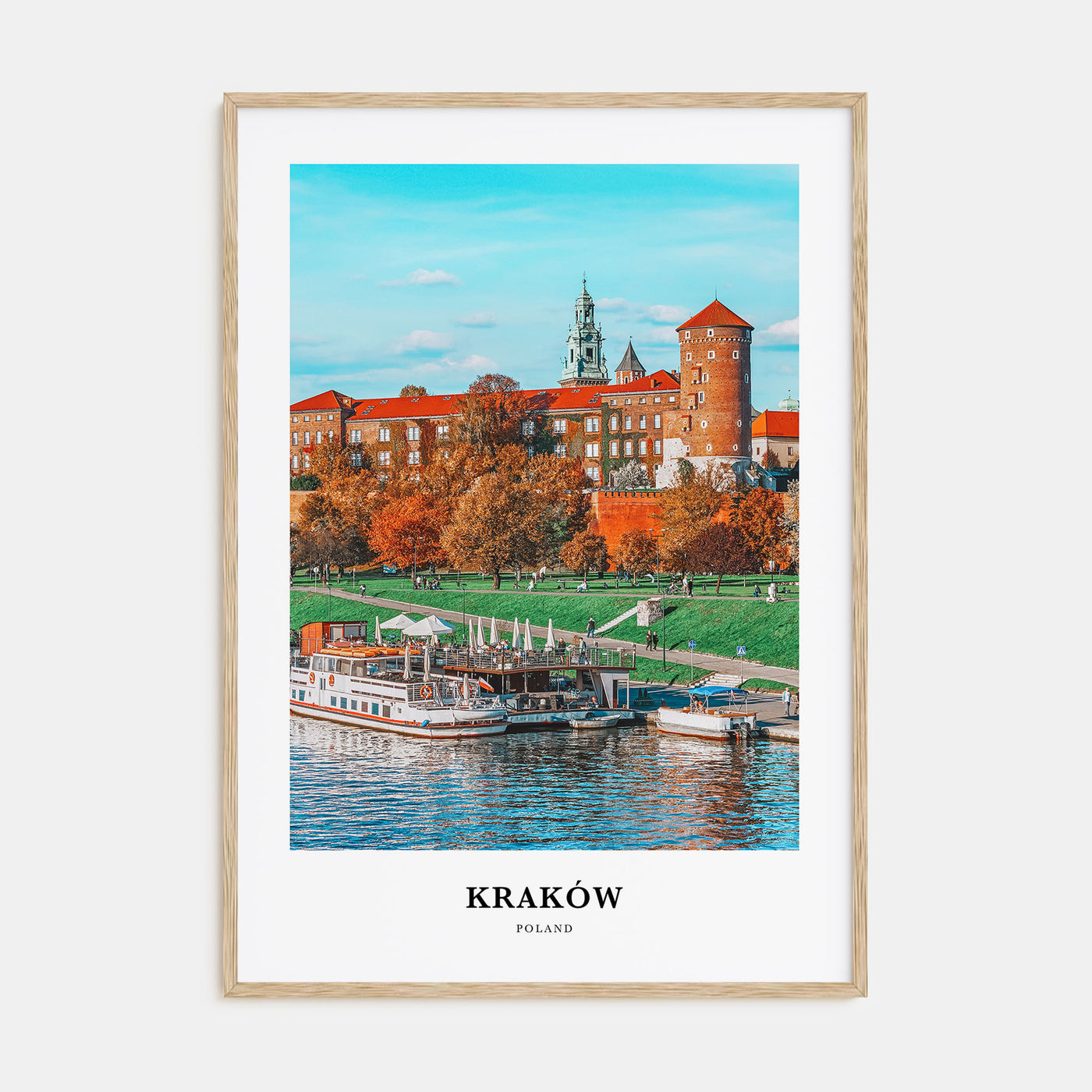 Kraków Portrait Color Poster