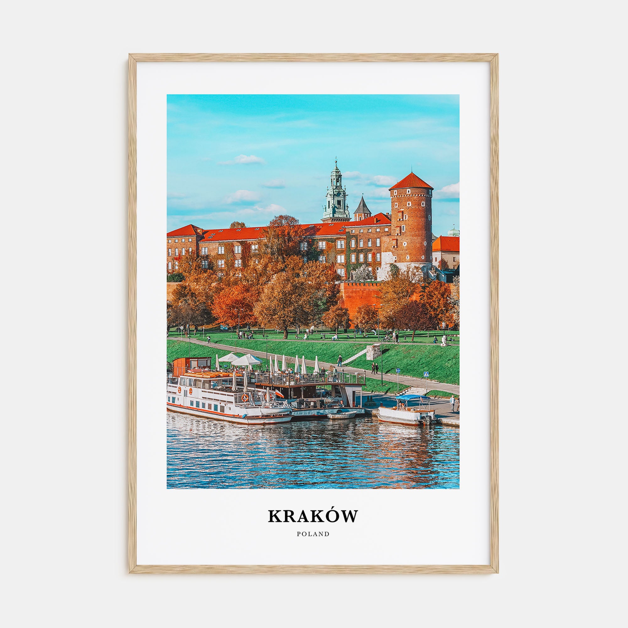 Kraków Portrait Color Poster