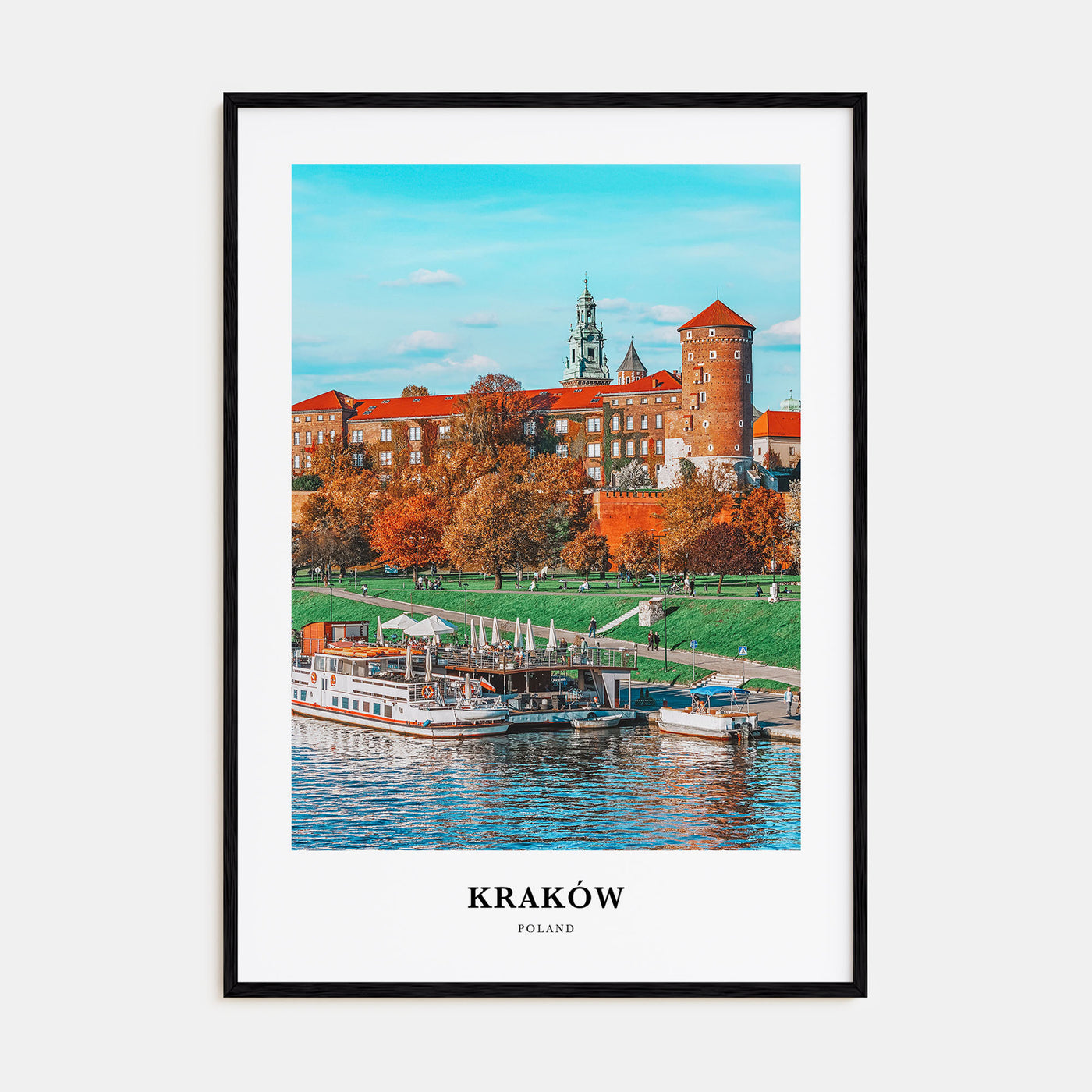 Kraków Portrait Color Poster