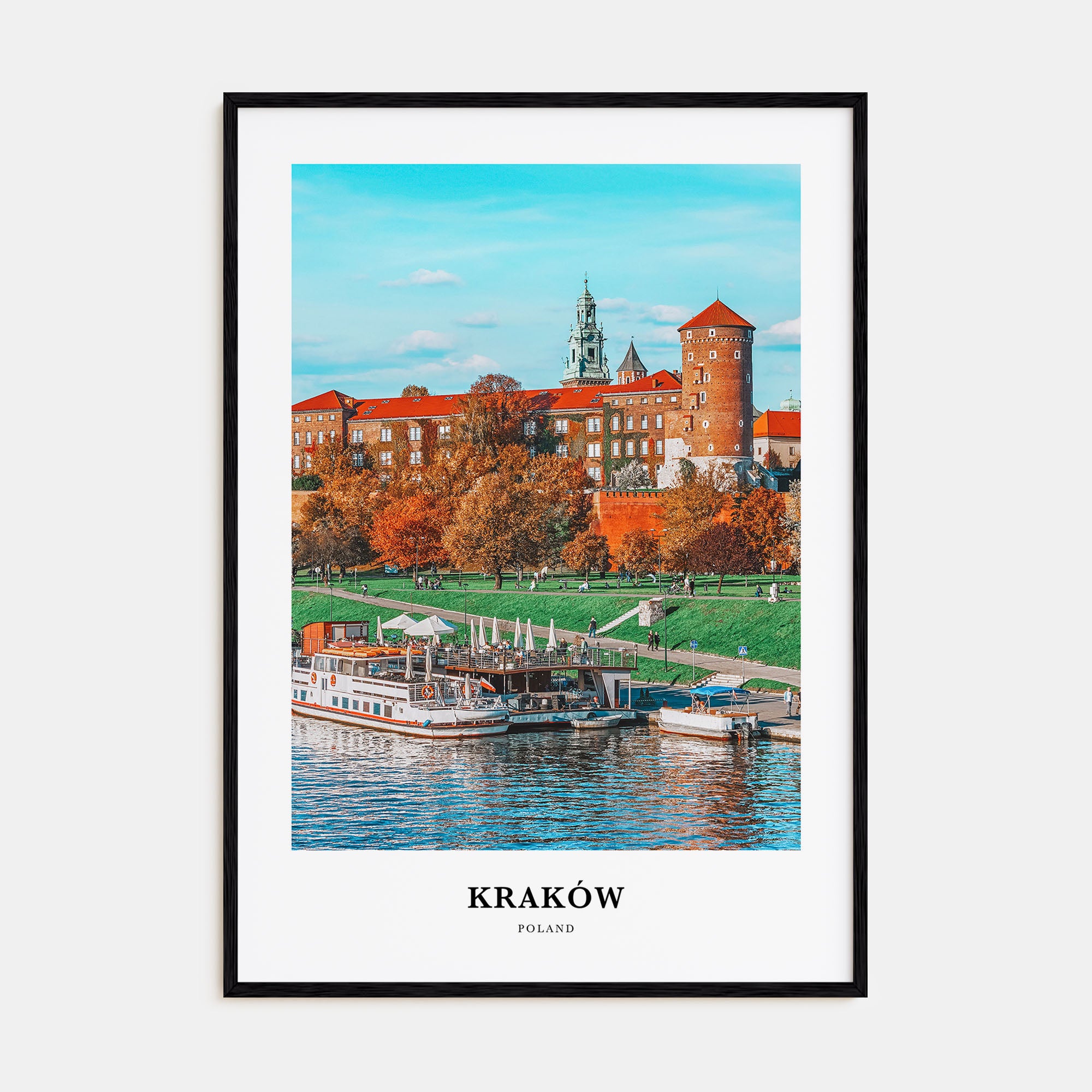 Kraków Portrait Color Poster