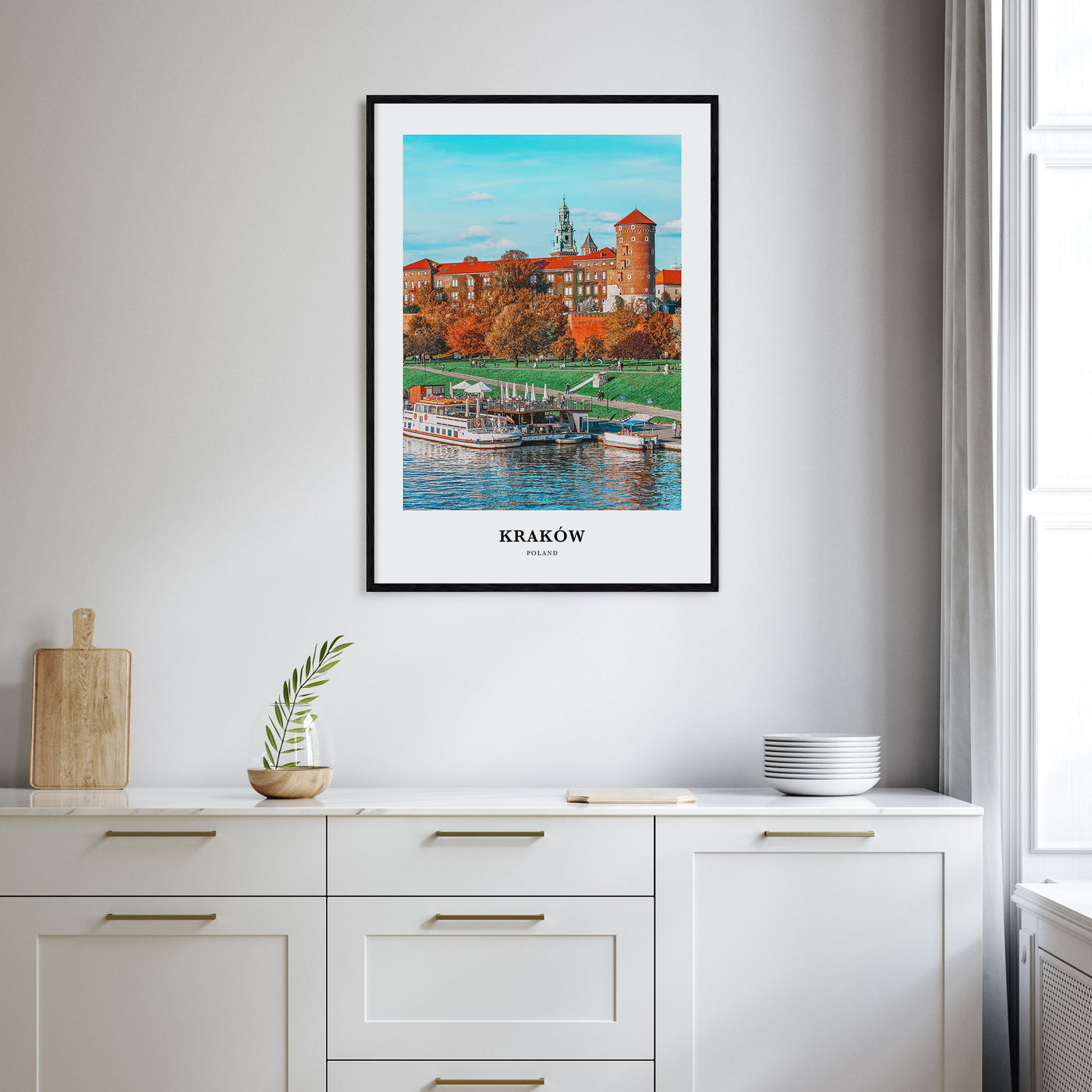 Kraków Portrait Color Poster