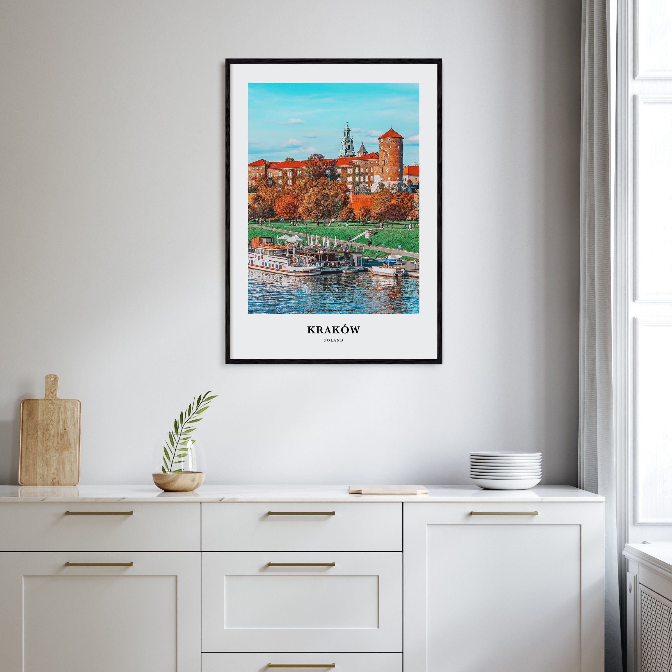 Kraków Portrait Color Poster