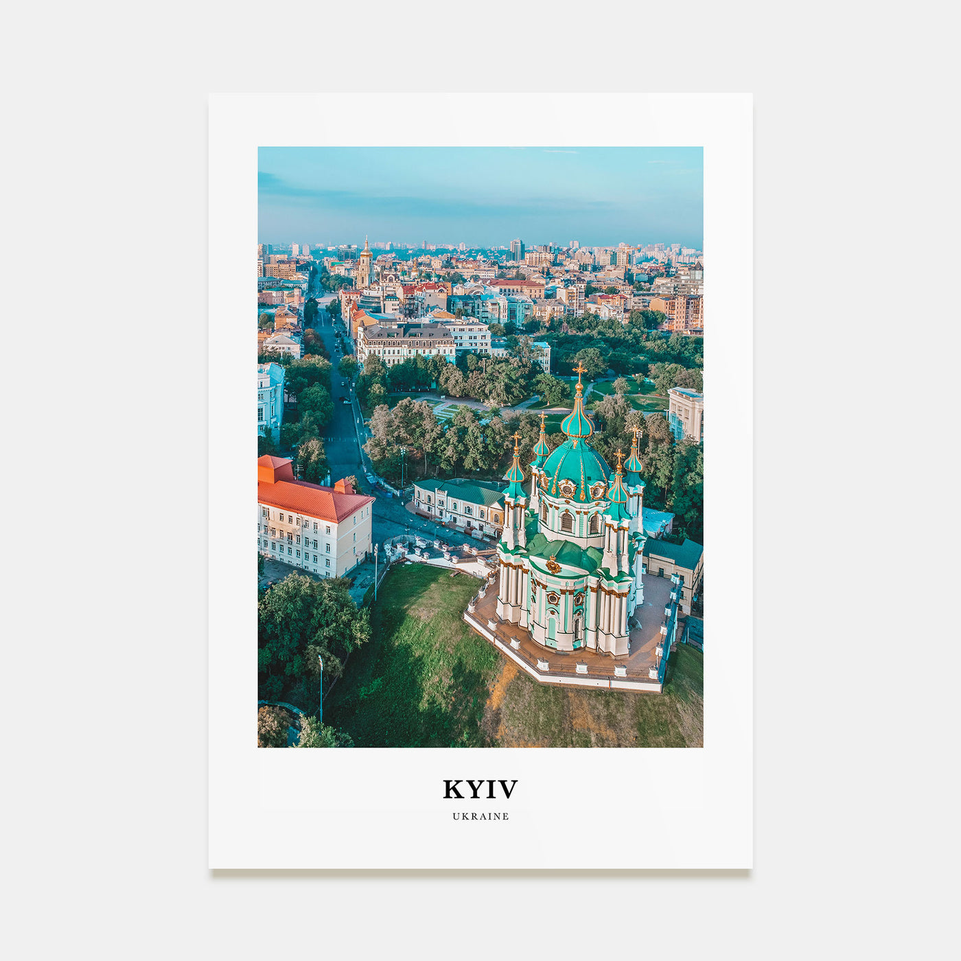 Kyiv Portrait Color Poster