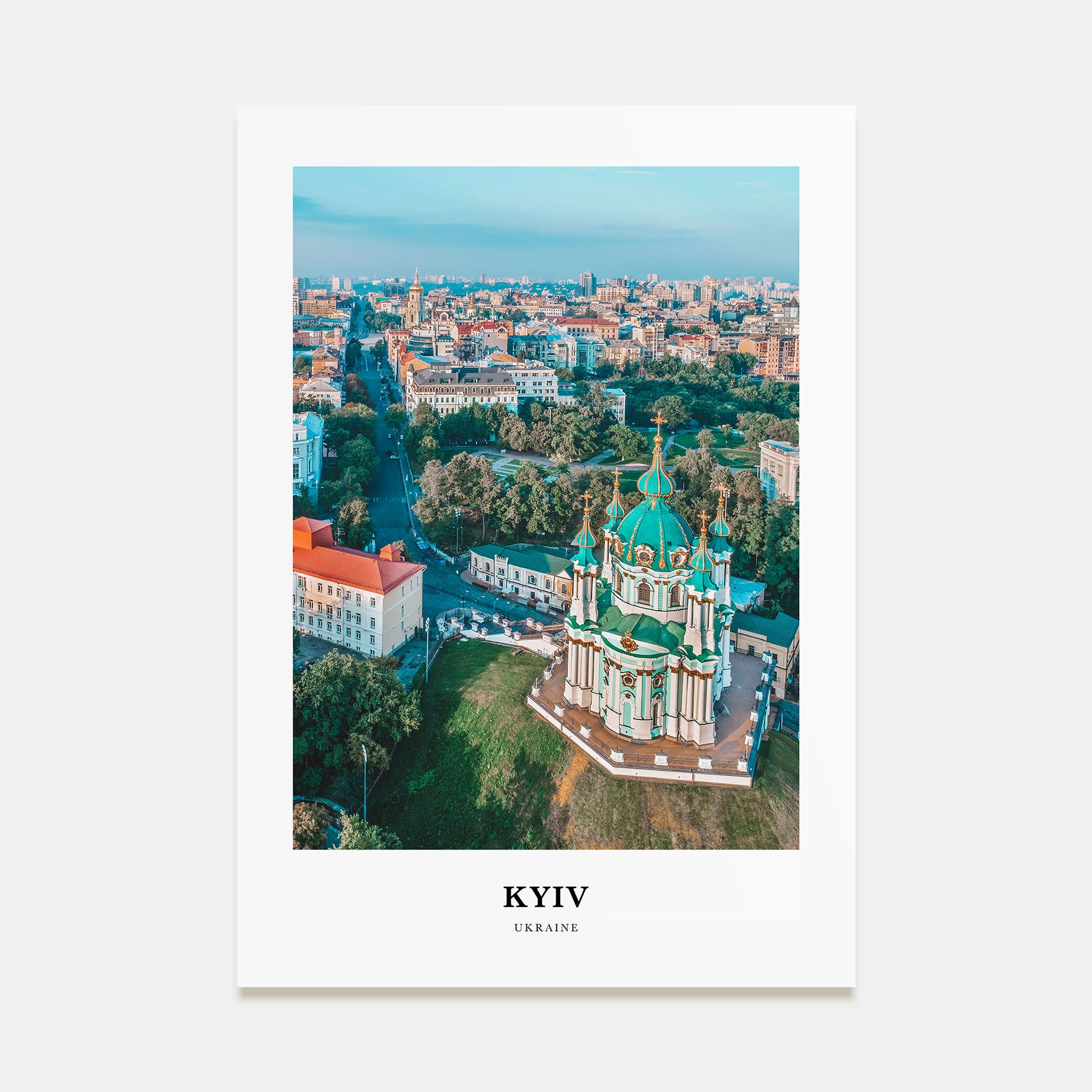 Kyiv Portrait Color Poster