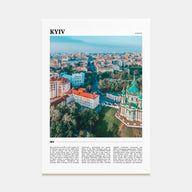 Kyiv Travel Color Poster