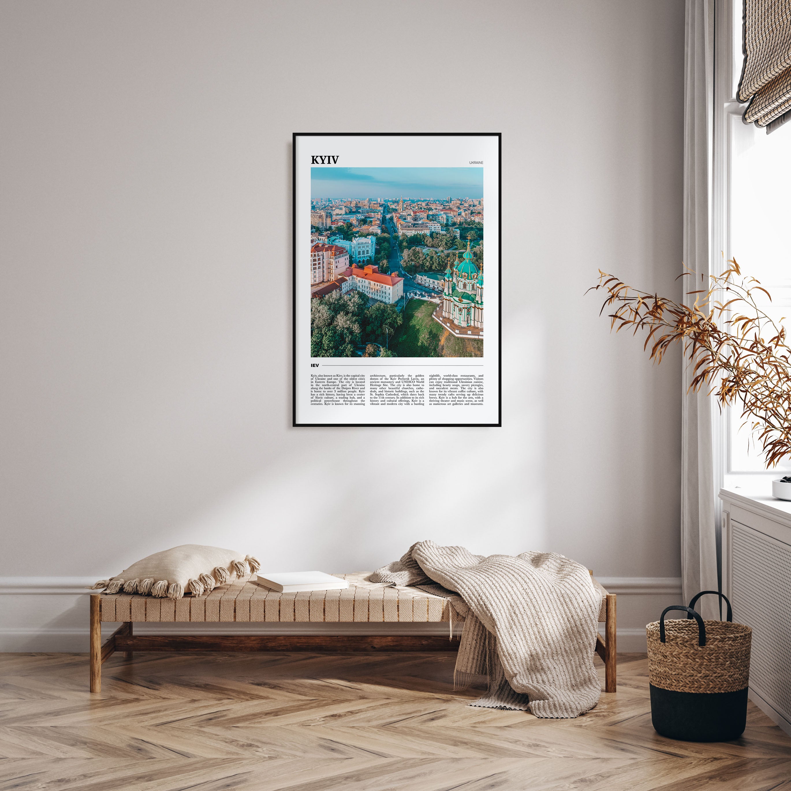 Kyiv Travel Color Poster