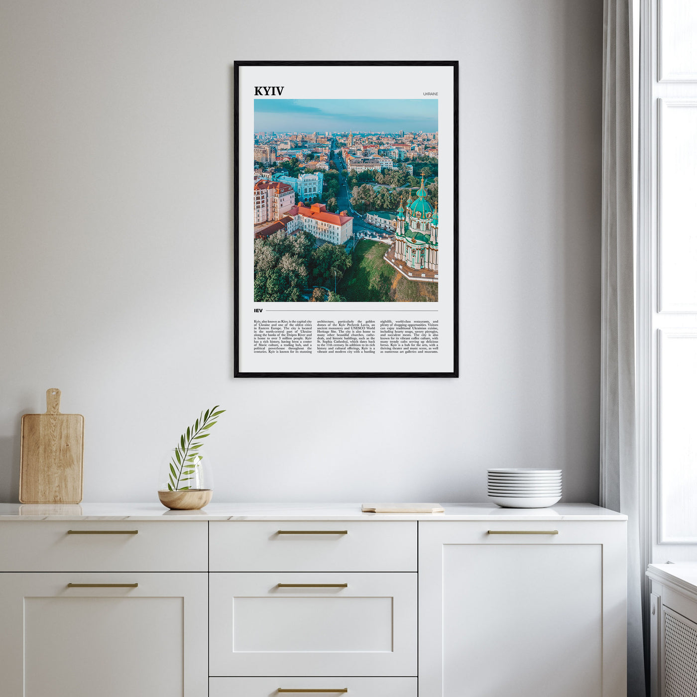 Kyiv Travel Color Poster