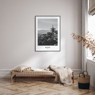 Kyoto Portrait B&W No 1 Poster