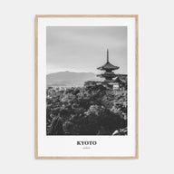 Kyoto Portrait B&W No 1 Poster