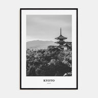 Kyoto Portrait B&W No 1 Poster