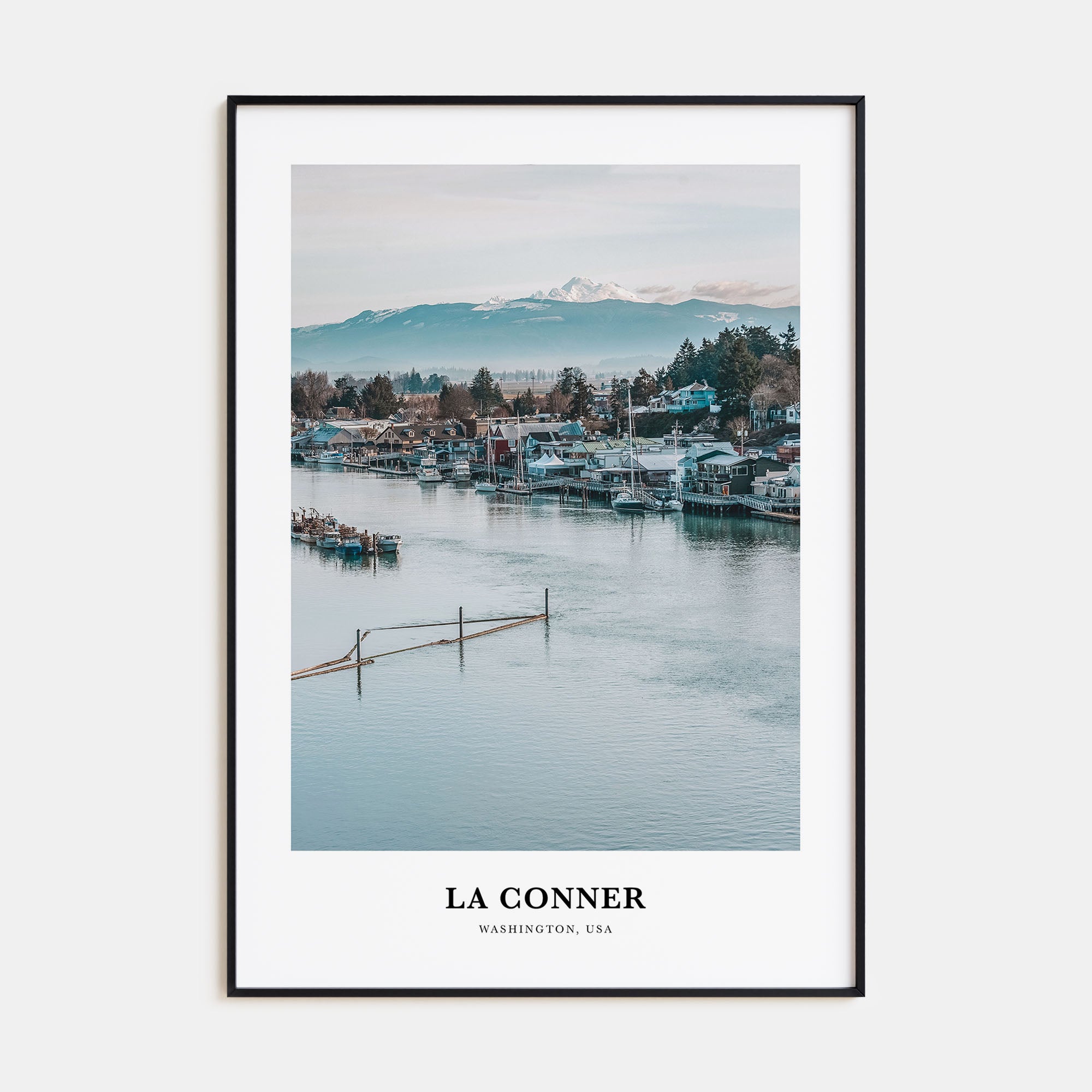 La Conner Portrait Color Poster