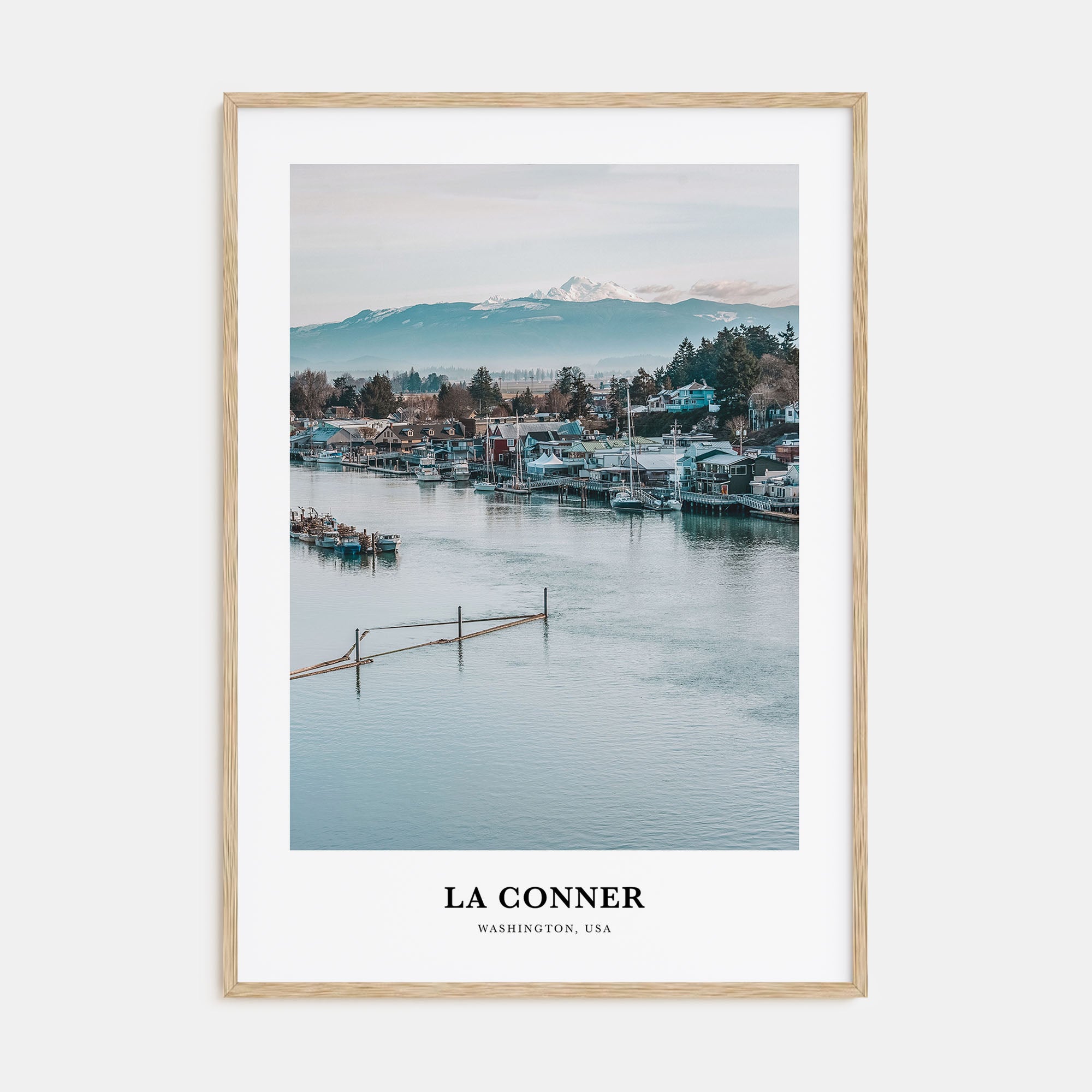 La Conner Portrait Color Poster