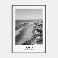 La Jolla Portrait B&W No 2 Poster