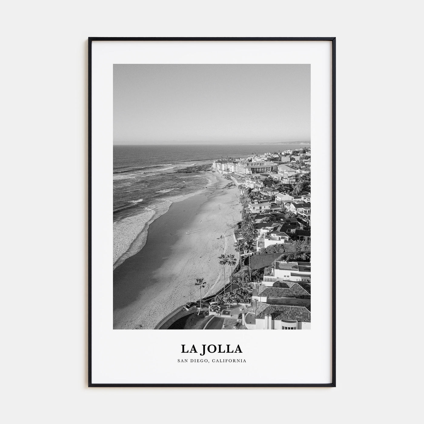 La Jolla Portrait B&W No 2 Poster