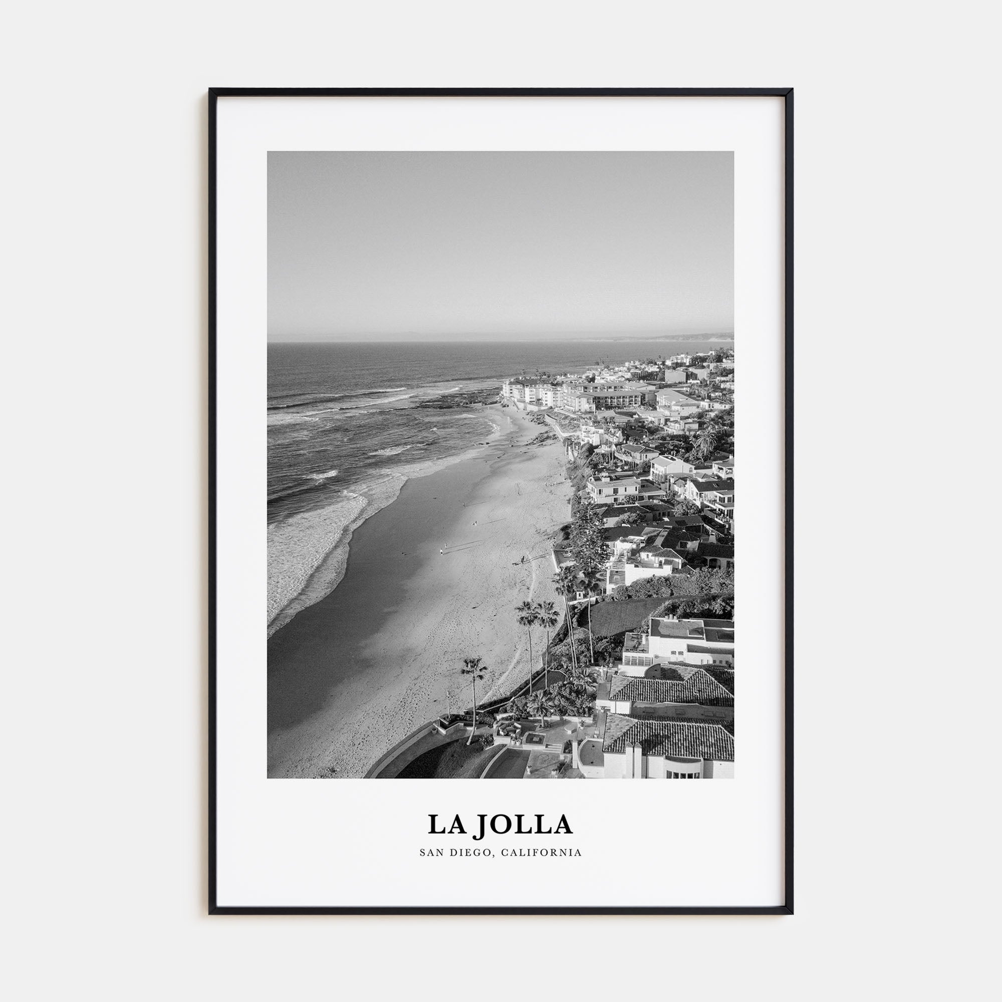 La Jolla Portrait B&W No 2 Poster