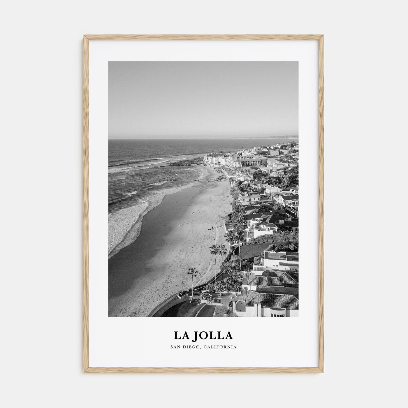 La Jolla Portrait B&W No 2 Poster