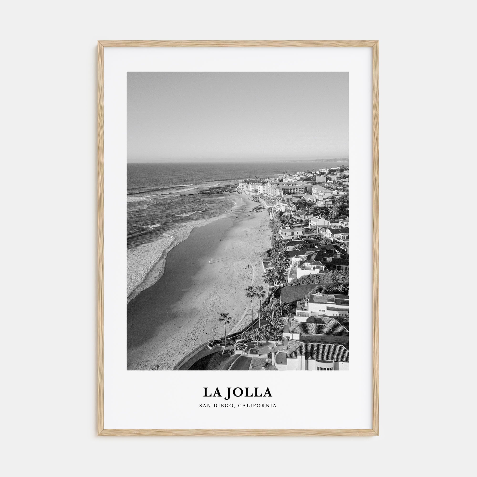 La Jolla Portrait B&W No 2 Poster