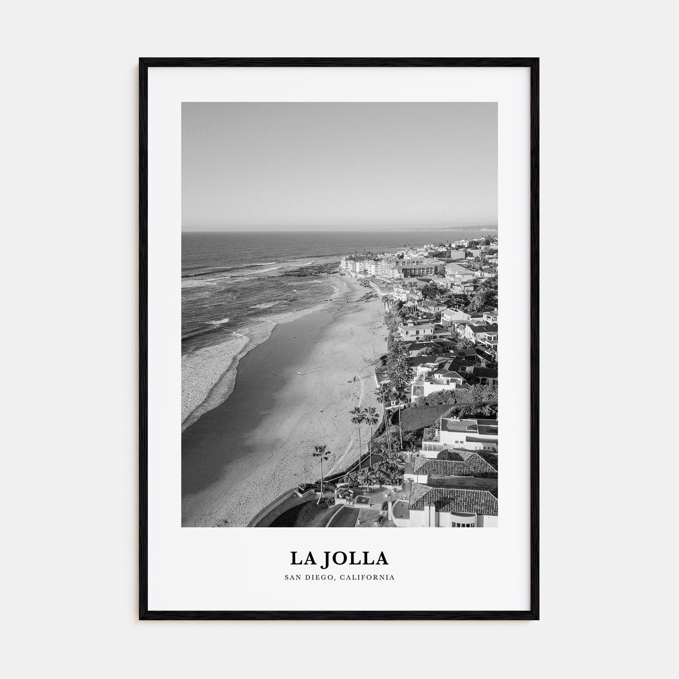 La Jolla Portrait B&W No 2 Poster