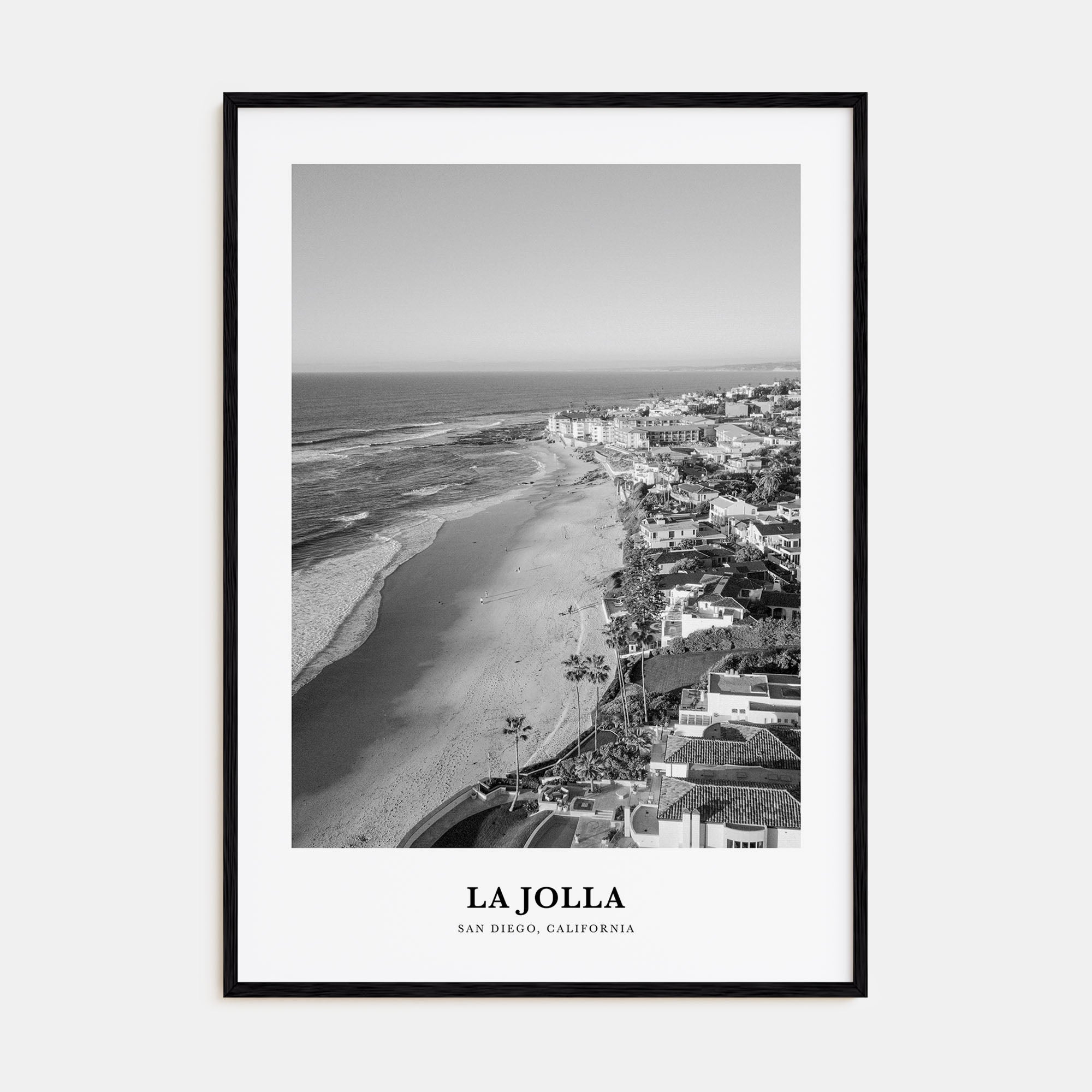 La Jolla Portrait B&W No 2 Poster