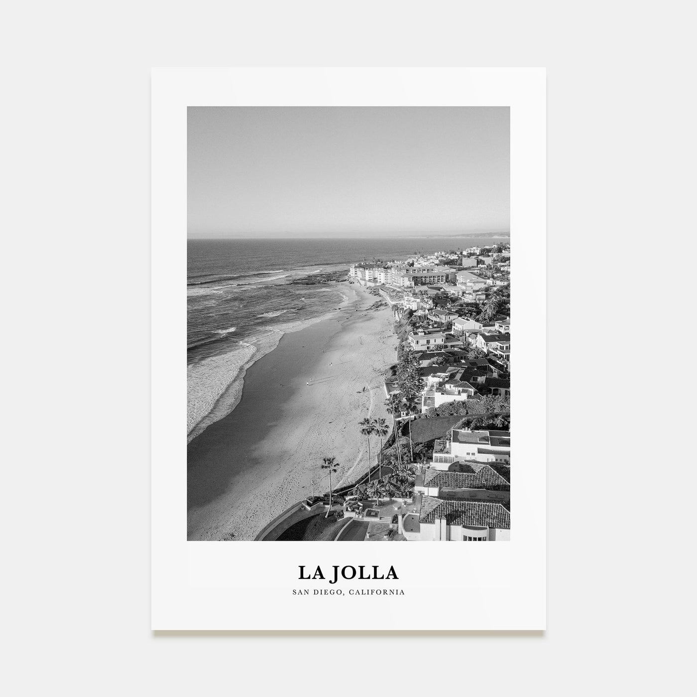 La Jolla Portrait B&W No 2 Poster