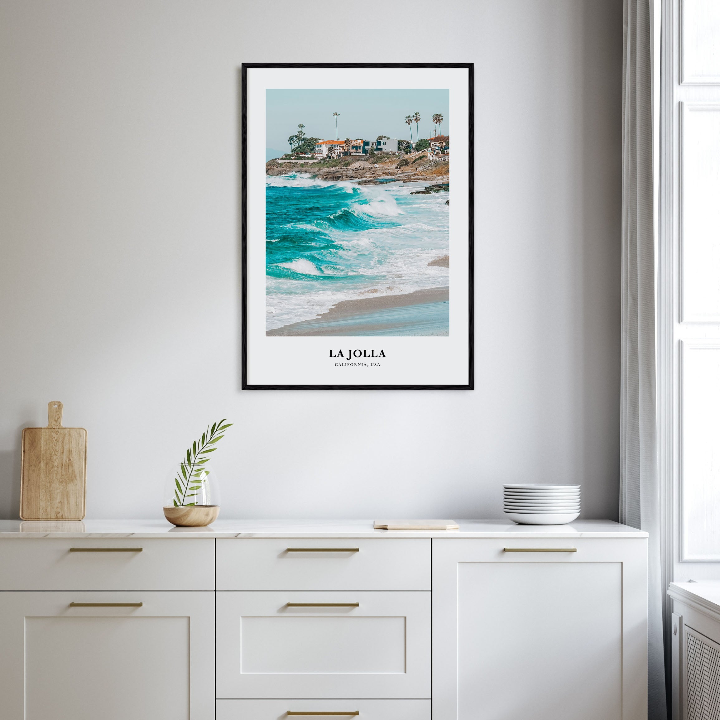 La Jolla Portrait Color No 2 Poster