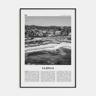 La Jolla Travel B&W No 1 Poster