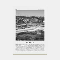 La Jolla Travel B&W No 1 Poster