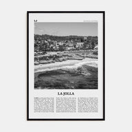 La Jolla Travel B&W No 1 Poster