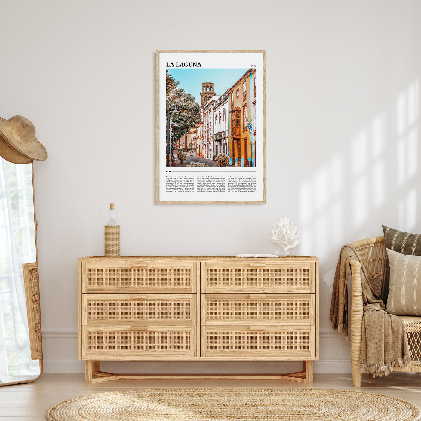 La Laguna Travel Color Poster