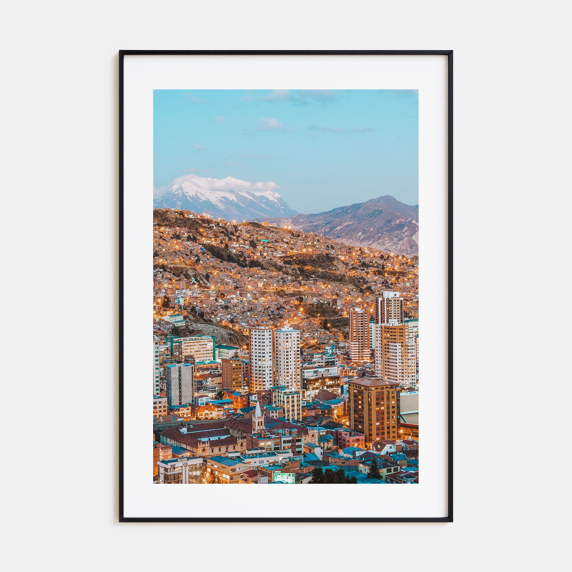 La Paz Photo Color Poster