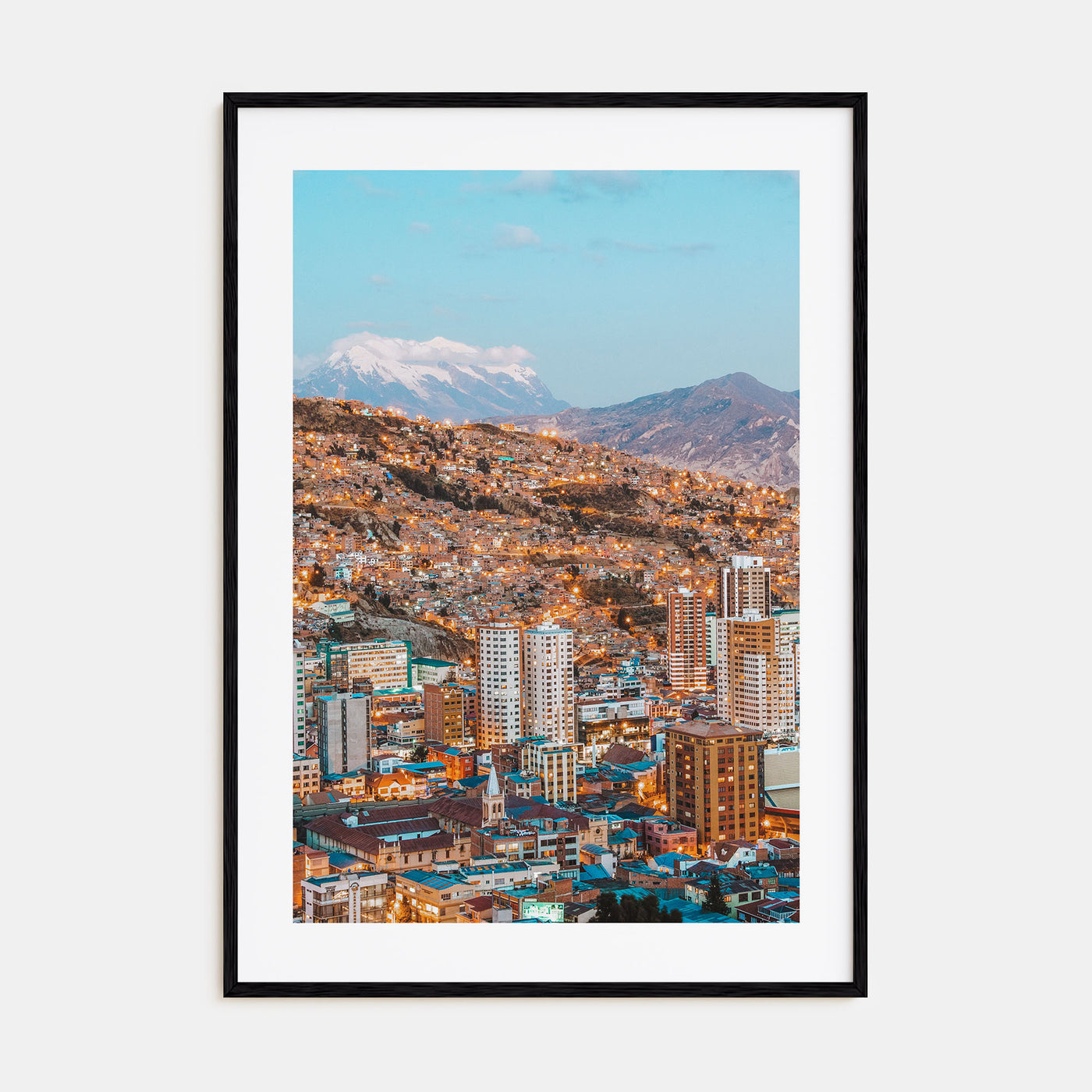 La Paz Photo Color Poster