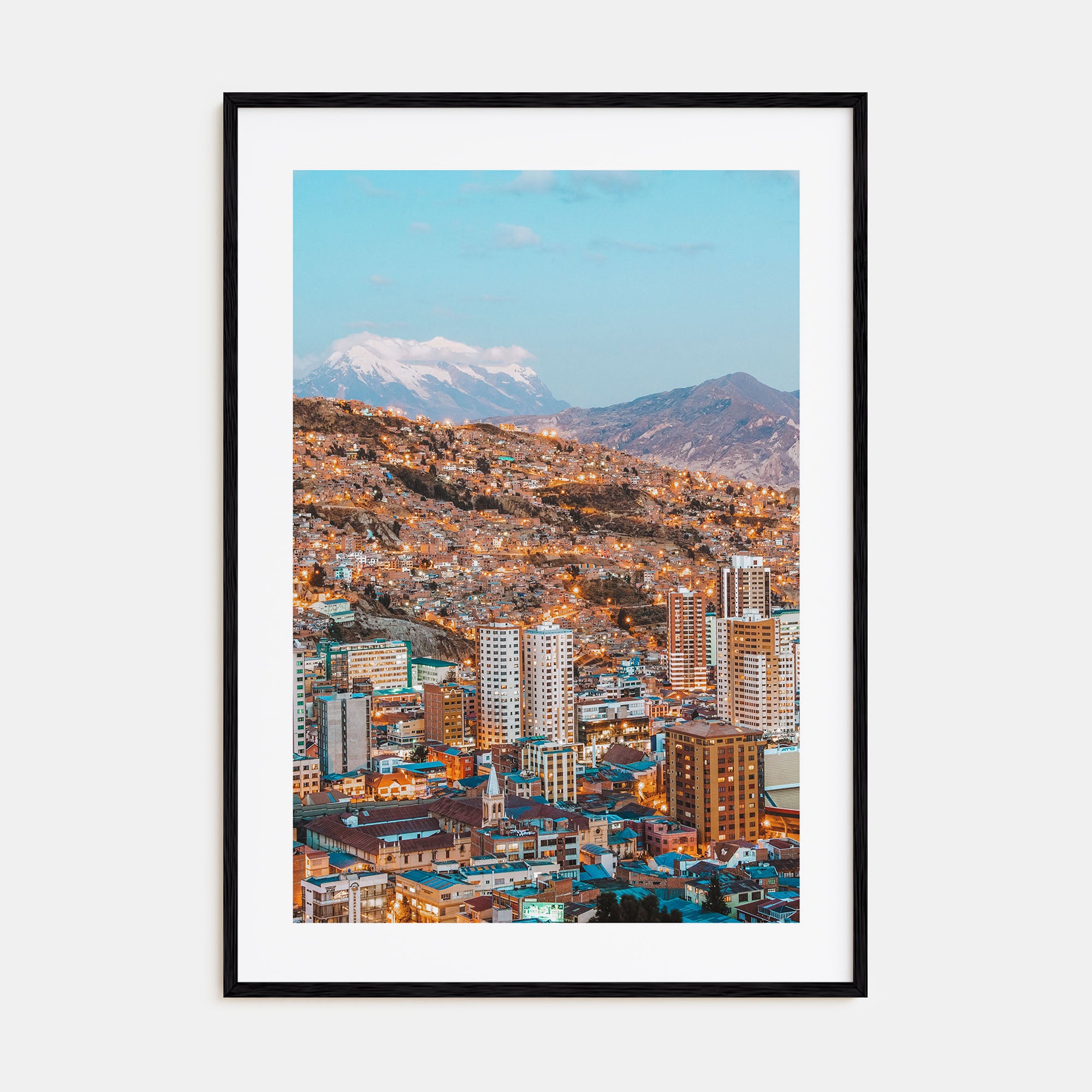 La Paz Photo Color Poster
