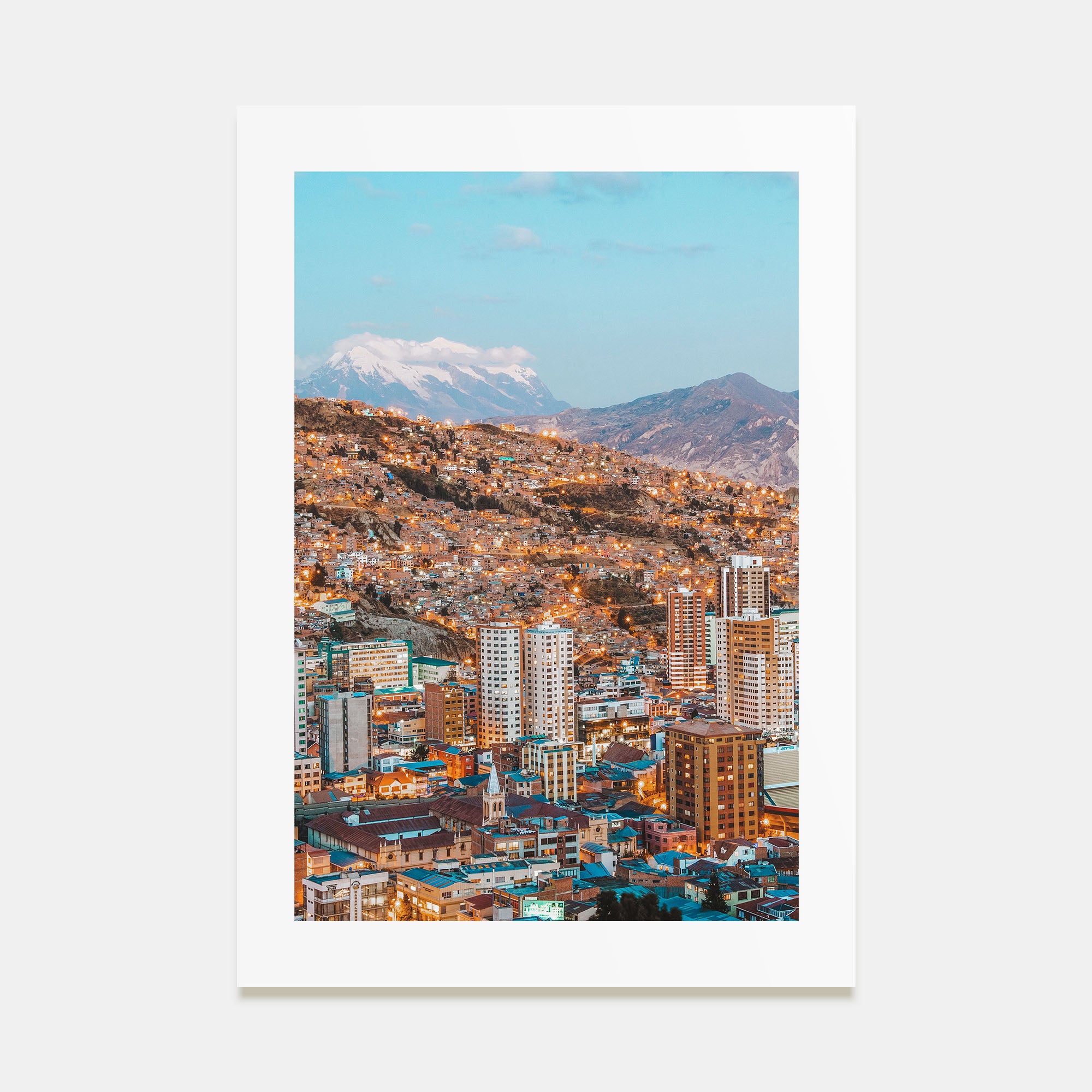 La Paz Photo Color Poster
