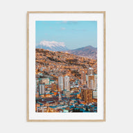 La Paz Photo Color Poster