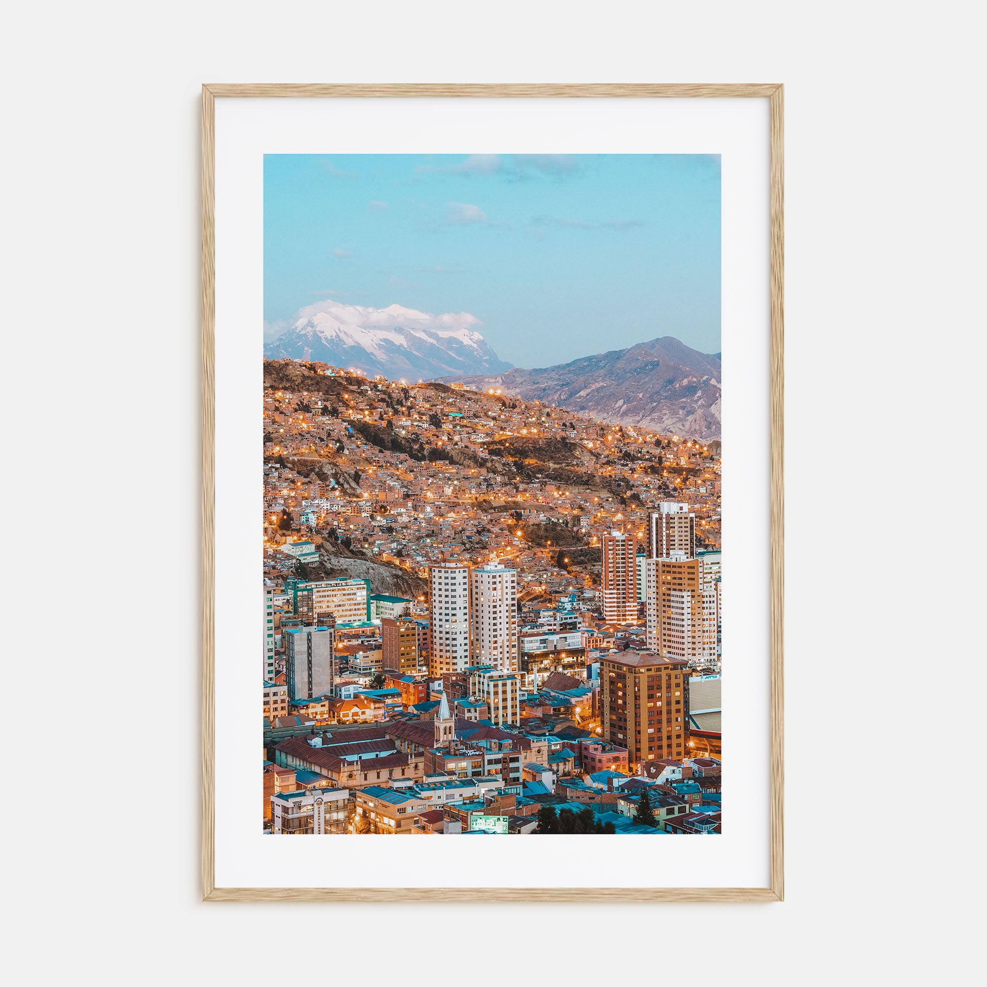 La Paz Photo Color Poster