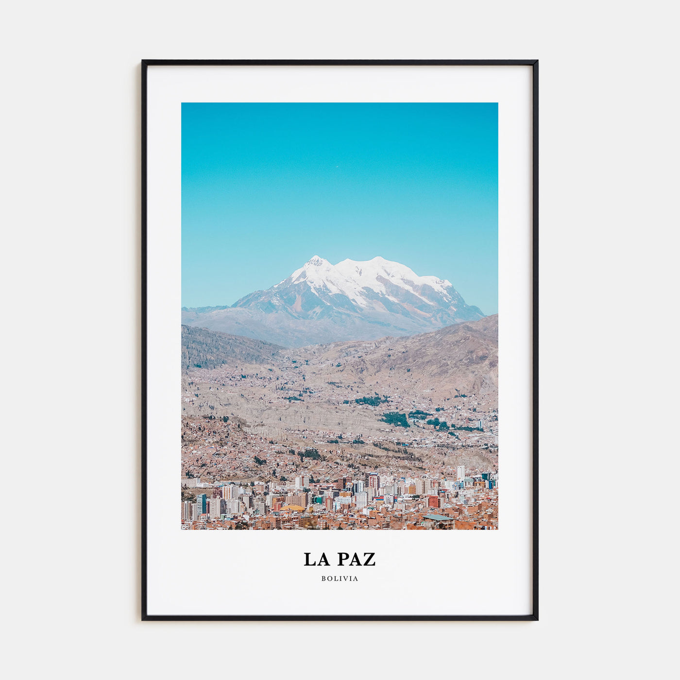 La Paz Portrait Color Poster