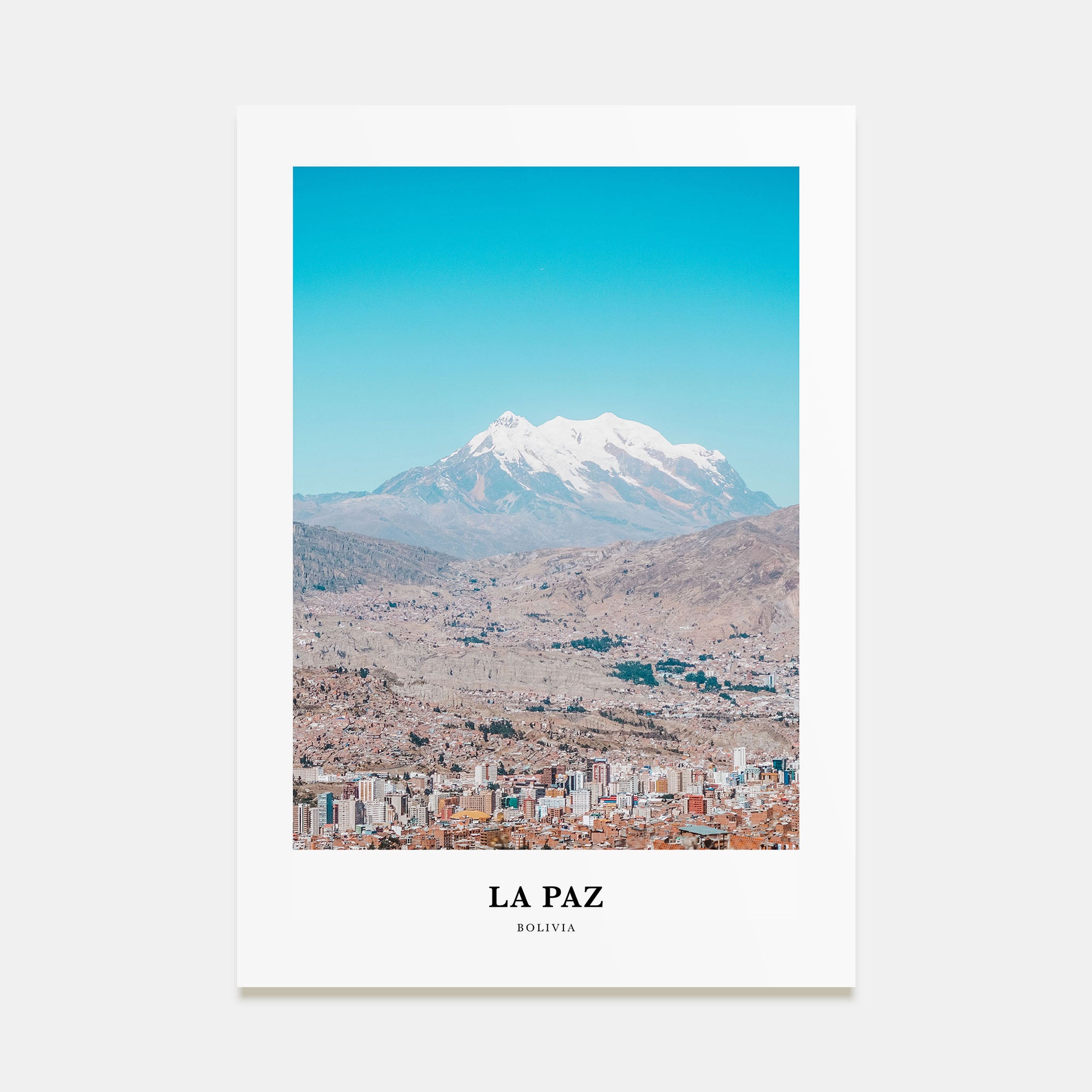 La Paz Portrait Color Poster
