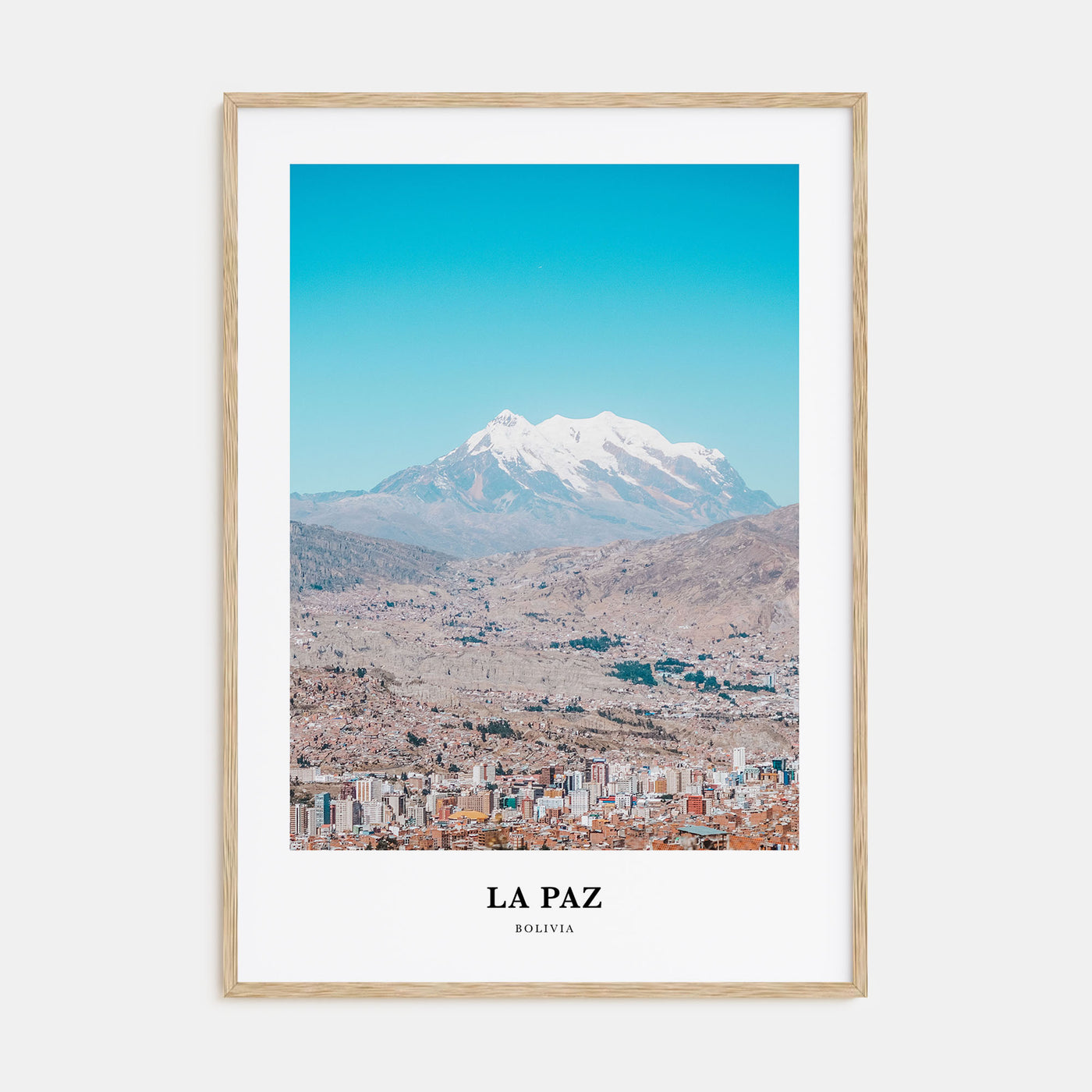 La Paz Portrait Color Poster