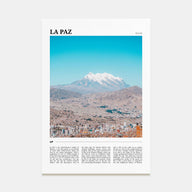 La Paz Travel Color Poster