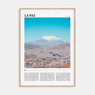 La Paz Travel Color Poster