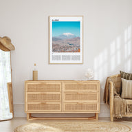 La Paz Travel Color Poster
