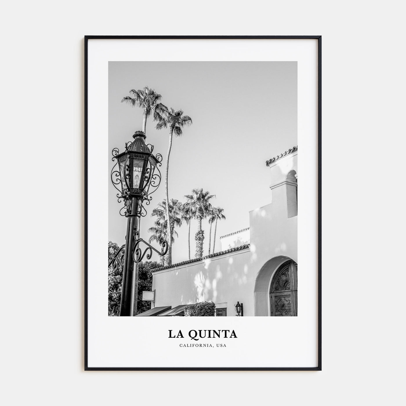 La Quinta Portrait B&W No 1 Poster