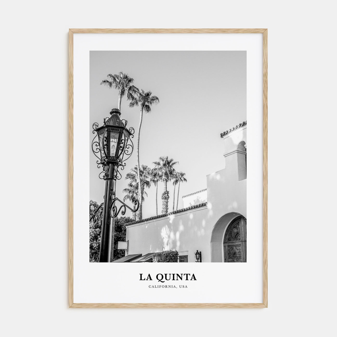 La Quinta Portrait B&W No 1 Poster