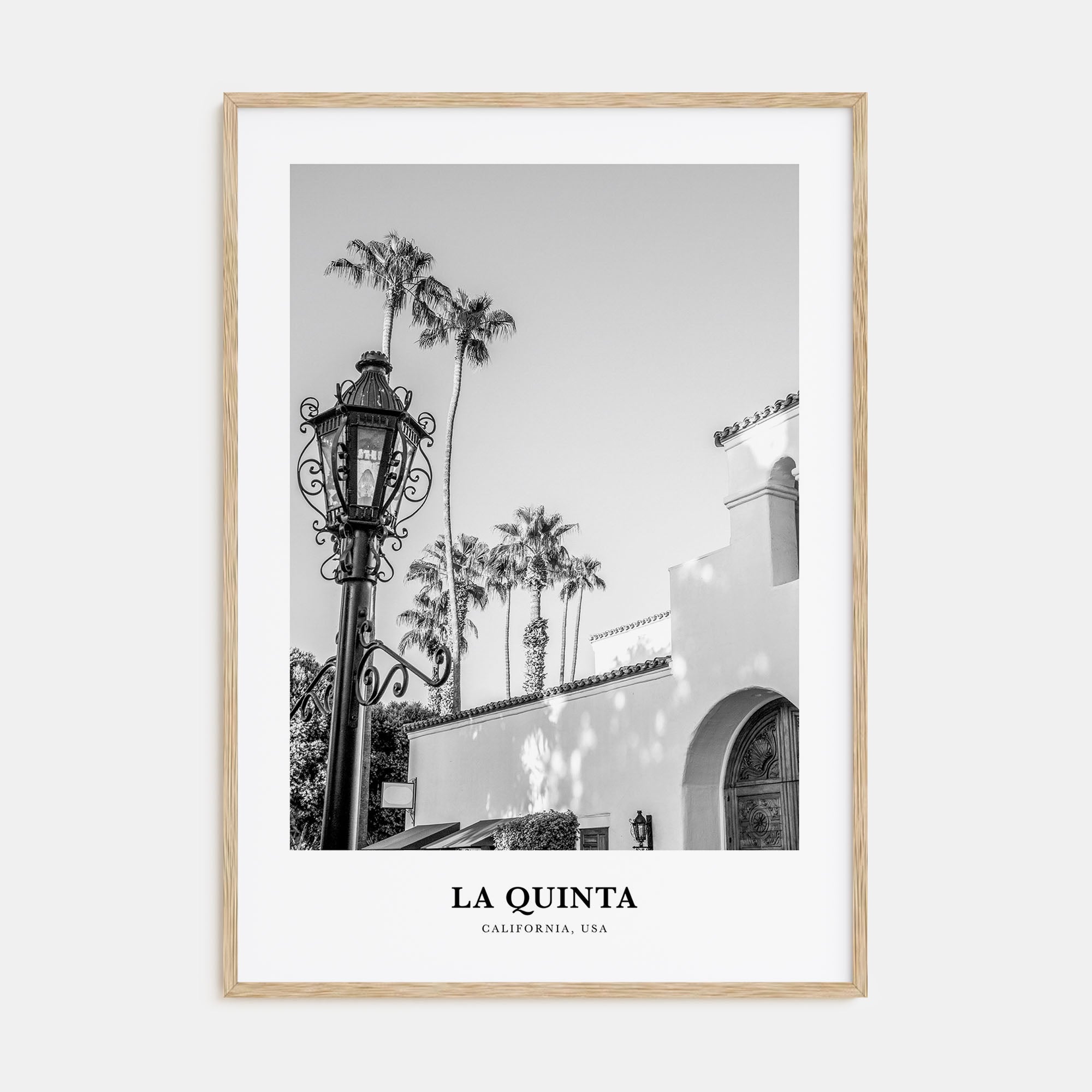 La Quinta Portrait B&W No 1 Poster