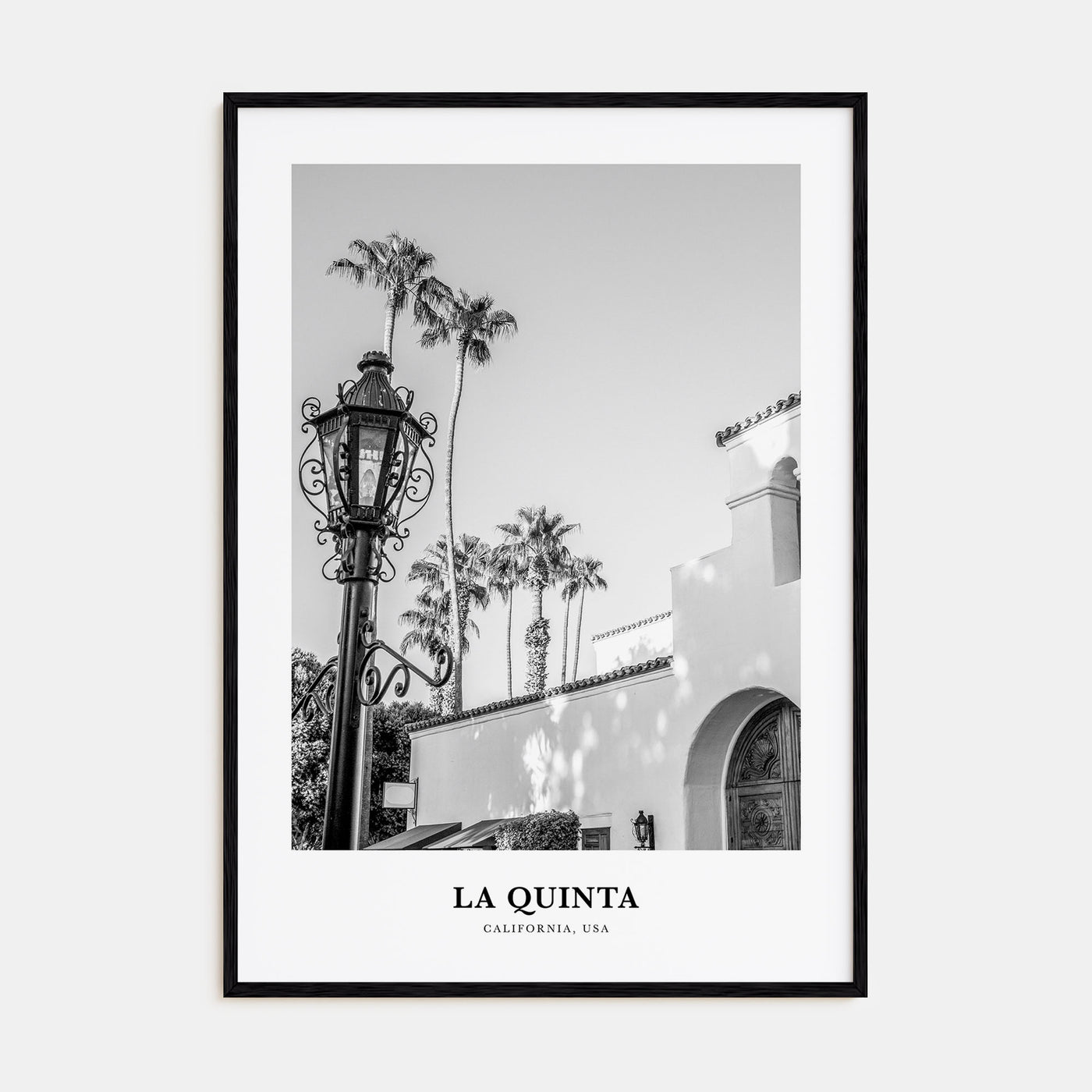 La Quinta Portrait B&W No 1 Poster