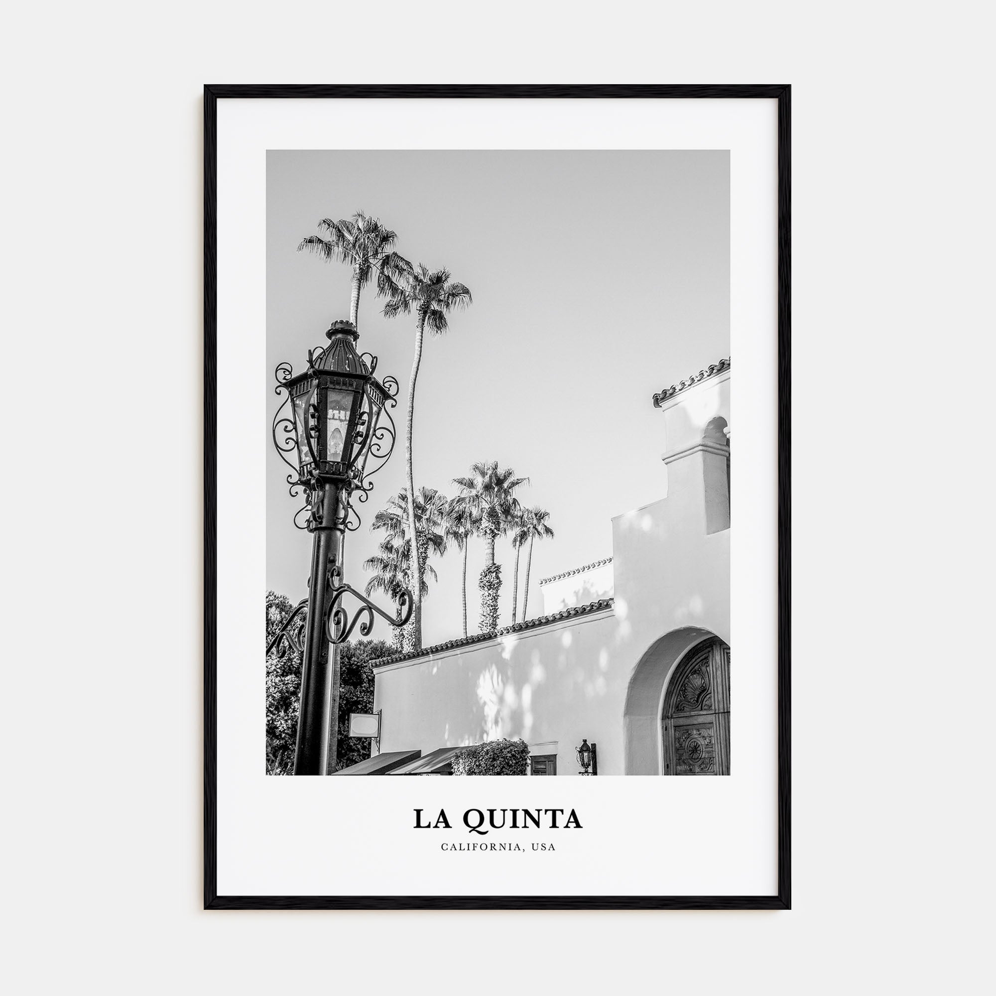 La Quinta Portrait B&W No 1 Poster