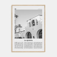 La Quinta Travel B&W No 1 Poster