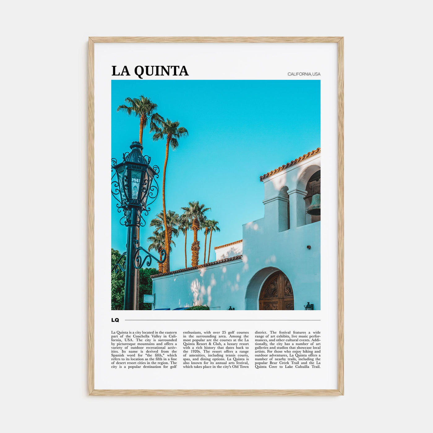La Quinta Travel Color Poster