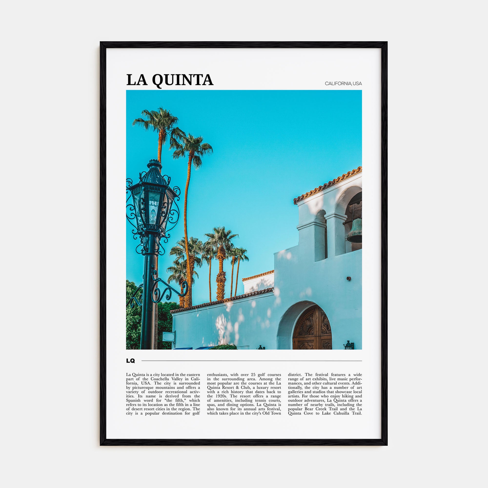 La Quinta Travel Color Poster