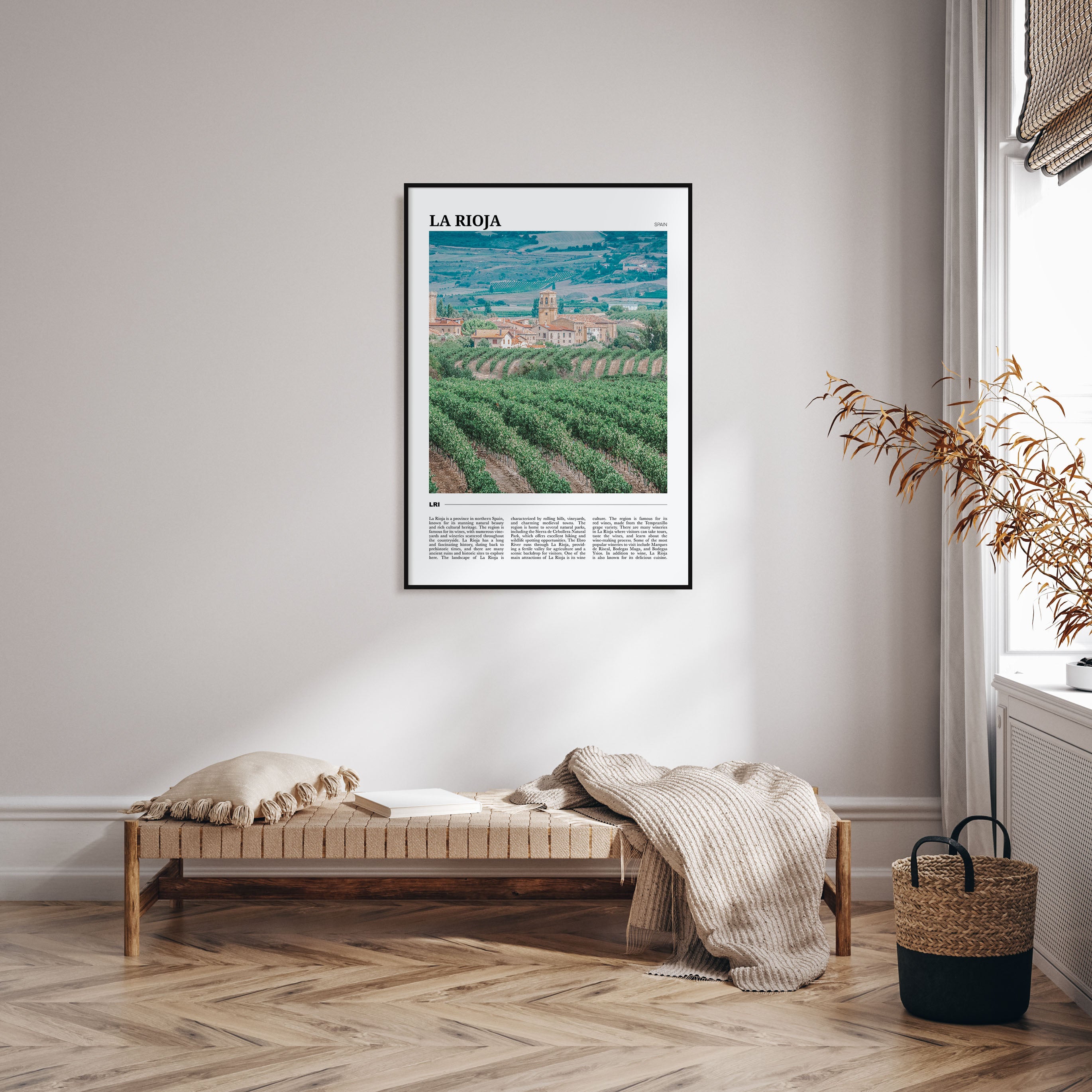 La Rioja Travel Color Poster